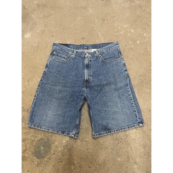 Levi's Other - Levis 550 Shorts Mens 36 Blue Denim Relaxed Fit Bermuda Stone Wash 5-Pocket